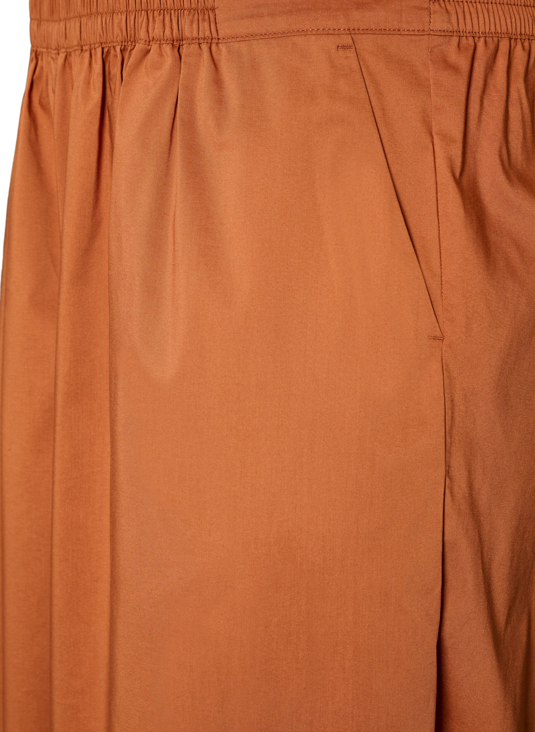 ZizziPantalon ballon avec poches et ceinture &eacute;lastique, Camel, Packshot image number 2