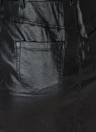 Jupe prêt du corps scintillante avec une fente, Black w/glitter, Packshot image number 3