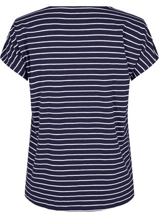 T-shirt en coton à rayures, Night Sky W. Stripe, Packshot image number 1