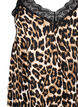 Spaghetti-jurk van viscose met kant, Leopard, Packshot image number 2