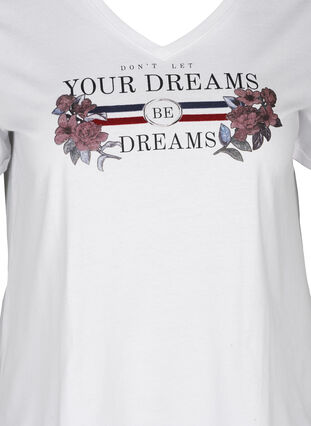 T-shirt manches courtes avec motifs, Bright White, Packshot image number 2