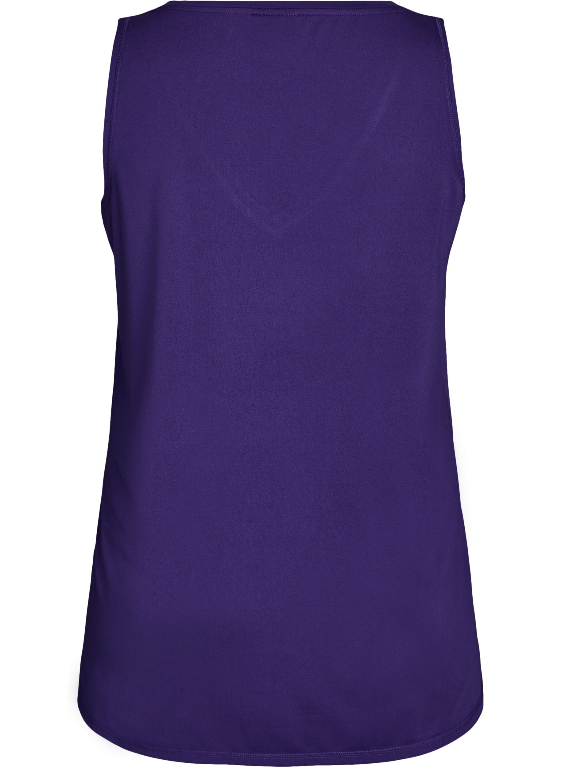 Zizzi Top de sport avec col en V, Violet, Packshot image number 1