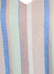 Robes courtes en lin et viscose &agrave; manches 3/4, Bleu, Packshot image number 2