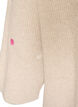Blouse en maille avec de petits motifs brod&eacute;s, Beige, Packshot image number 3