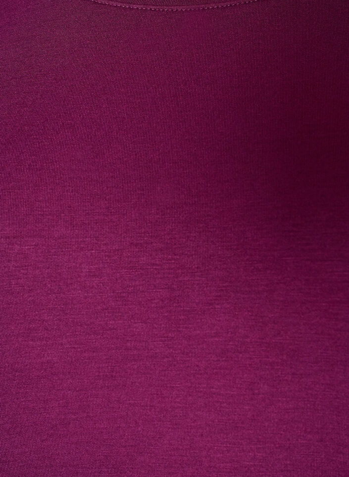 Blouse en jersey &agrave; manches longues et col rond, Violet, Packshot image number 2
