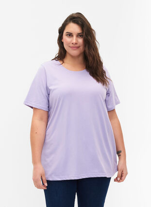 FLASH - T-shirt à col rond, Lavender, Model image number 0