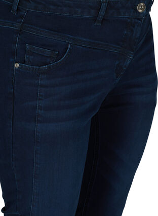 Extra slim fit Sanna jeans met normale taille, Dark blue, Packshot image number 2