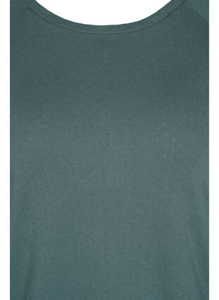 Pull en coton à manches longues avec un beau motif , Balsam Green, Packshot image number 2