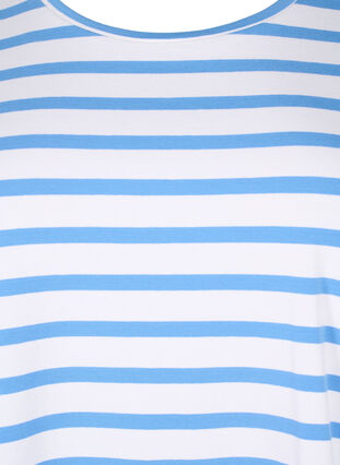 Gestreept T-shirt van biologisch katoen, Marina Stripe, Packshot image number 2
