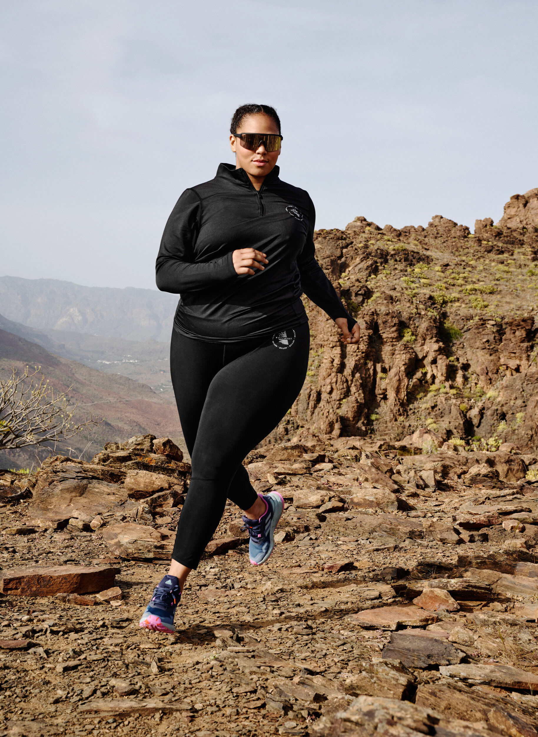 ZizziTrainingstop met hoge hals en ritssluiting, Black, Image image number 1