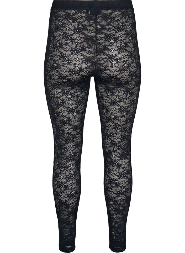 Legging en dentelle, Noir, Packshot image number 1