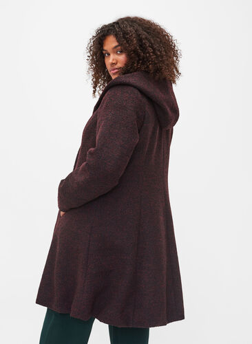 Manteau avec capuche et forme en A, Port Royal Mel., Model image number 1