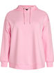 Sportieve scuba hoodie met decoratieve stiksels, Roze, Packshot image number 0