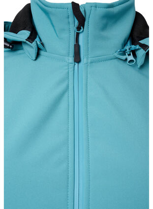 Veste softshell avec capuche amovible, Brittany Blue, Packshot image number 2