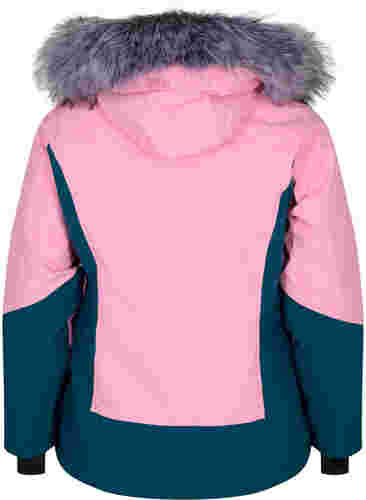 Veste de ski avec capuche détachable, Sea Pink Comb, Packshot image number 1