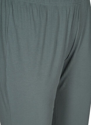 Pantalon ample en matière côtelée, Balsam Green, Packshot image number 2