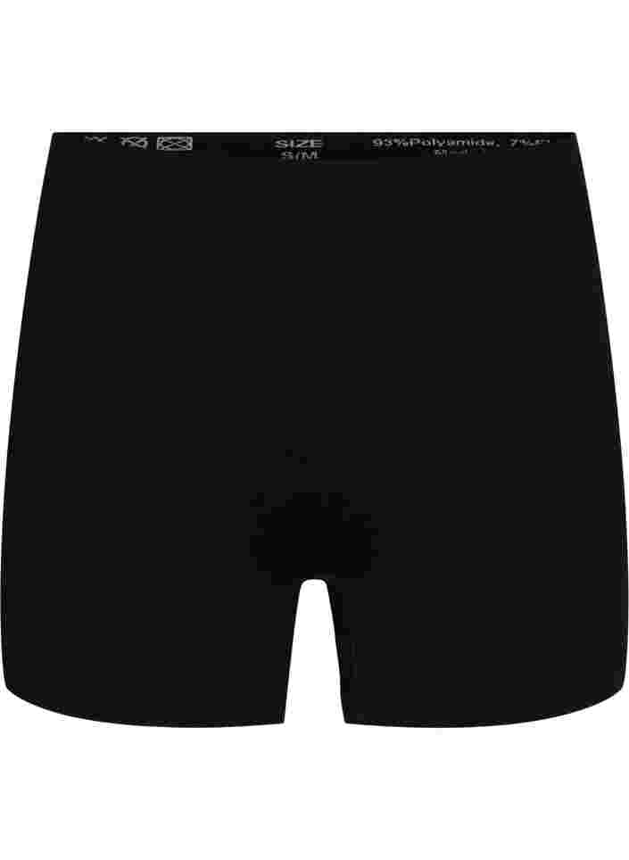 Short sans coutures avec taille régulière, Black, Packshot image number 0