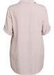 Tunique coupe trap&egrave;ze en lin et viscose, Beige, Packshot image number 1