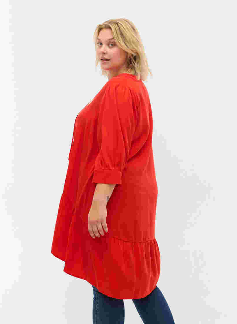 Robe à manches 3/4, Fiery Red, Model image number 1