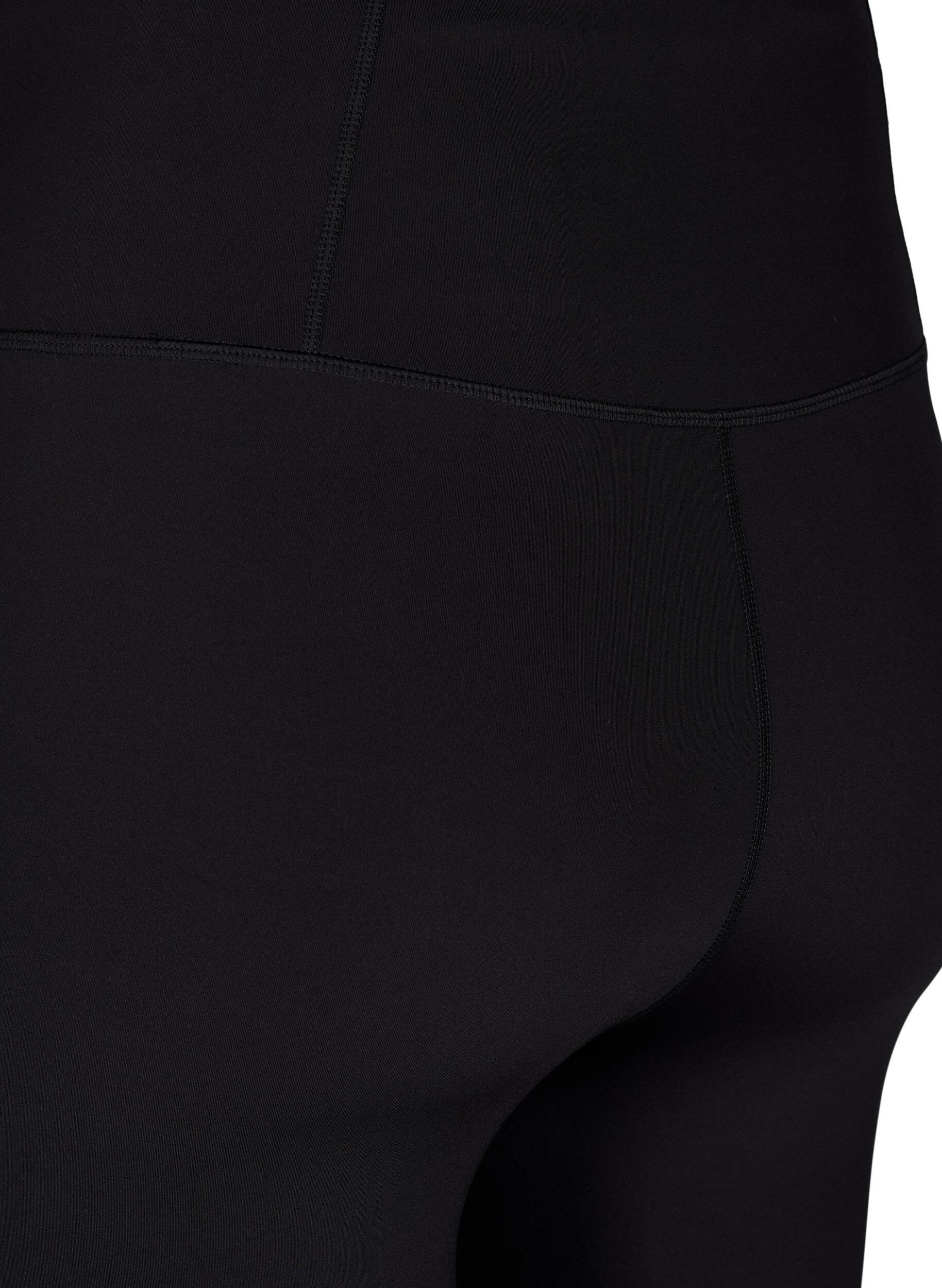 Zizzi LEGGINGS CORE SUPER TENSION - Leggings de sport 3/4 avec poche, Black, Packshot image number 3
