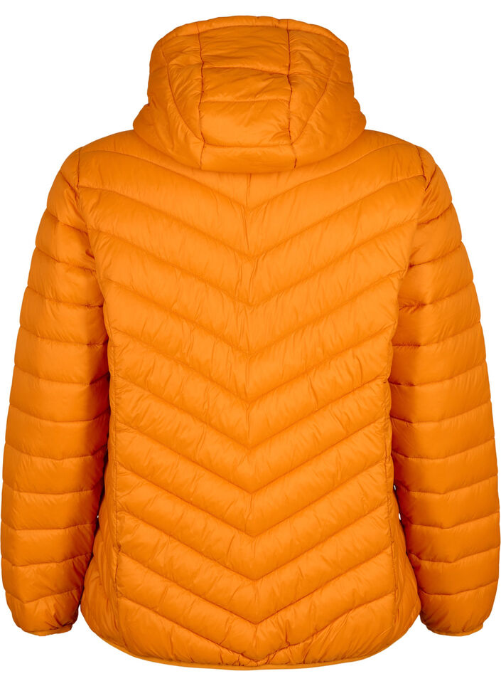 Veste l&eacute;g&egrave;re &agrave; capuche, Orange fonc&eacute;, Packshot image number 1