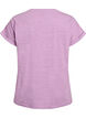 T-shirt m&eacute;lang&eacute; avec manches courtes, Violet, Packshot image number 1