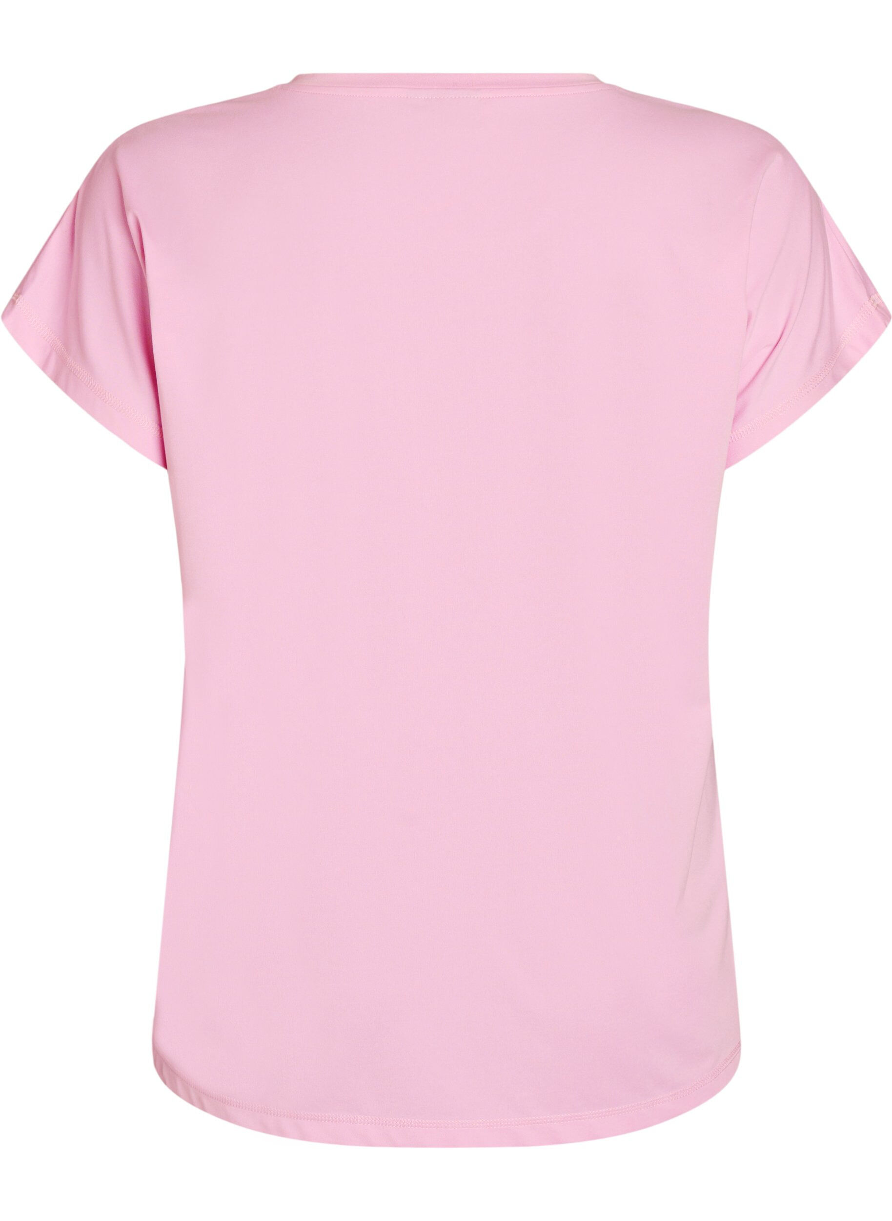 ZizziEffen gekleurd trainingsshirt, Roze, Packshot image number 1