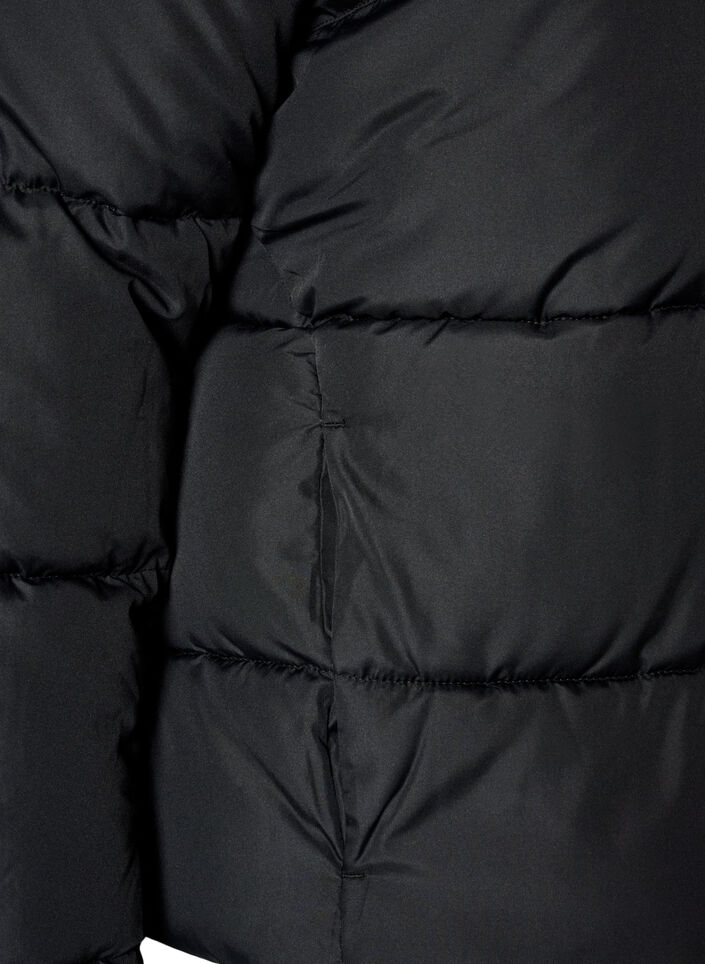 Doudoune courte avec col montant, Noir, Packshot image number 3