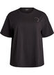 Sporty T-shirt in biologische katoen, Zwart, Packshot image number 0