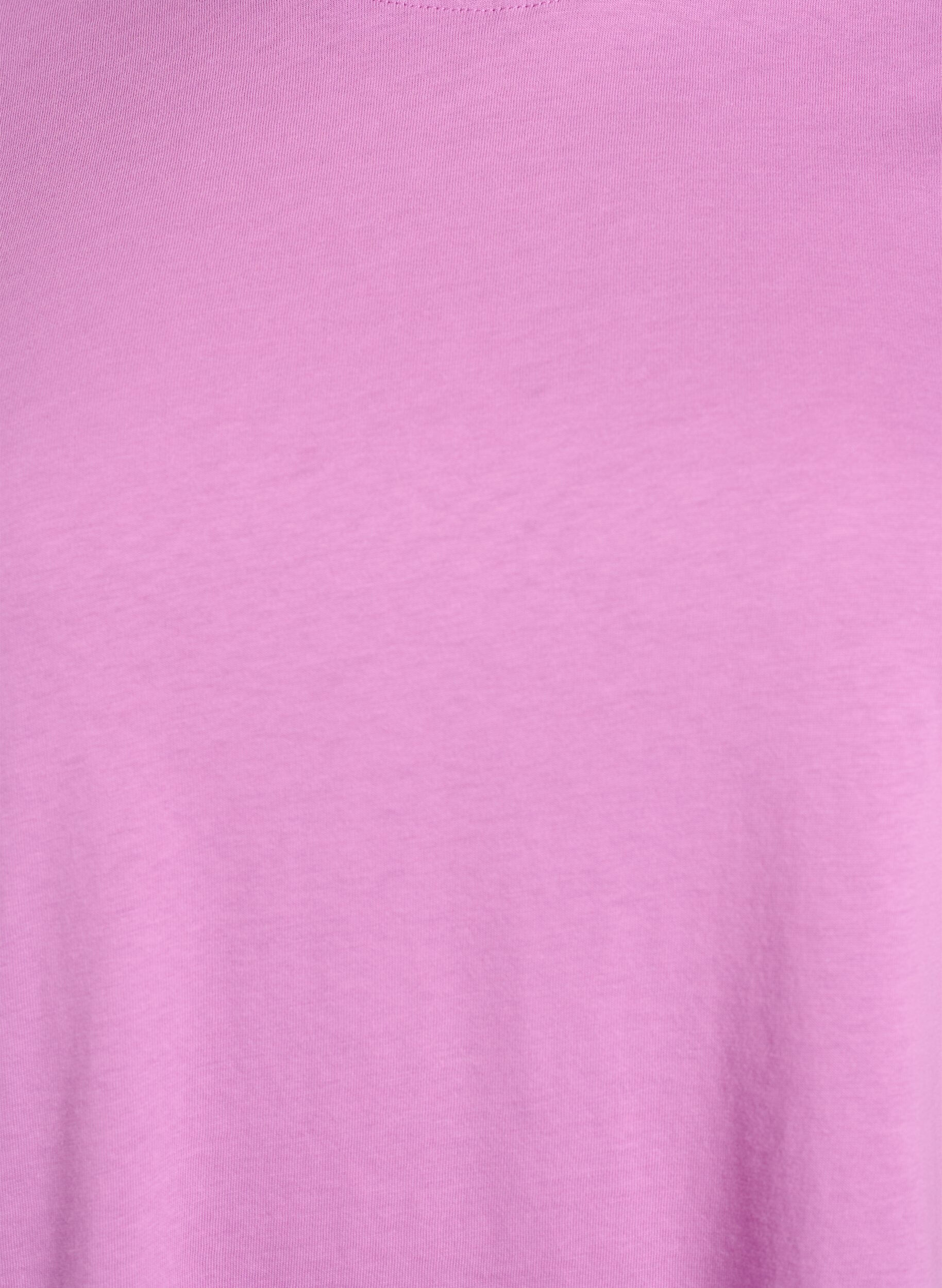 ZizziT-shirt basique en coton &agrave; col rond, Violet, Packshot image number 2