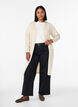 Lang, open vest met zakken, Beige, Model image number 0