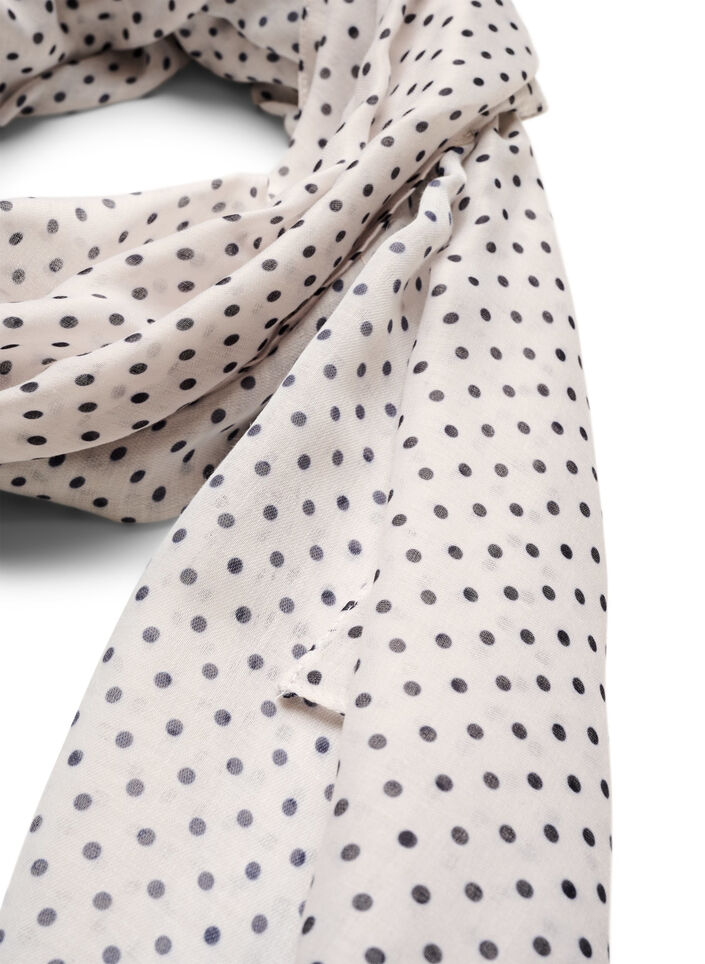 &Eacute;charpe longue &agrave; motifs, Vanille, Packshot image number 1
