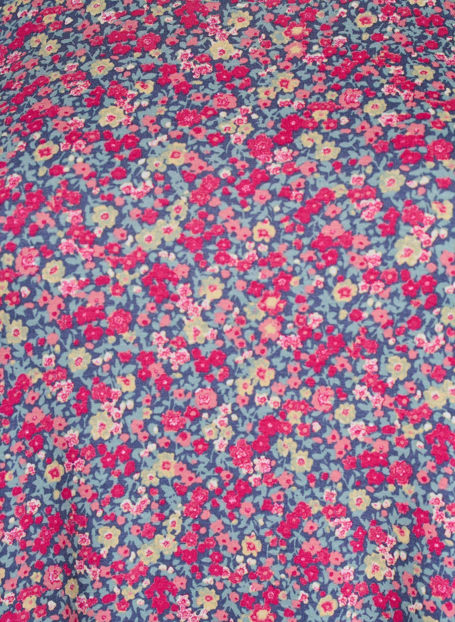 Zizzi T-shirt avec imprim&eacute; floral, Rose, Packshot image number 2