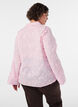 Shirt met bloemenborduursel en wijde mouwen, Roze, Model image number 2