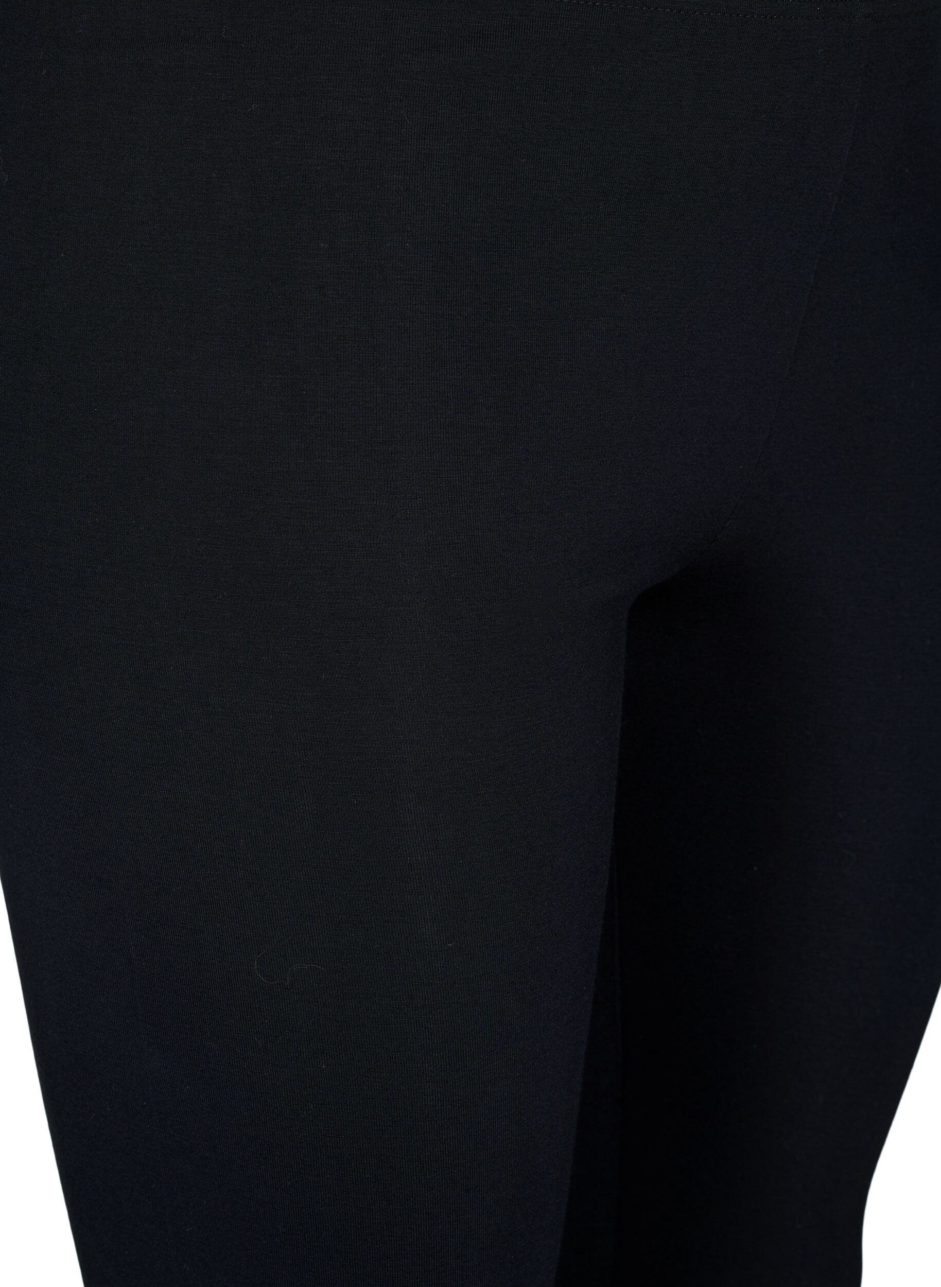 Zizzi Leggings en viscose &agrave; pois, Black, Packshot image number 2