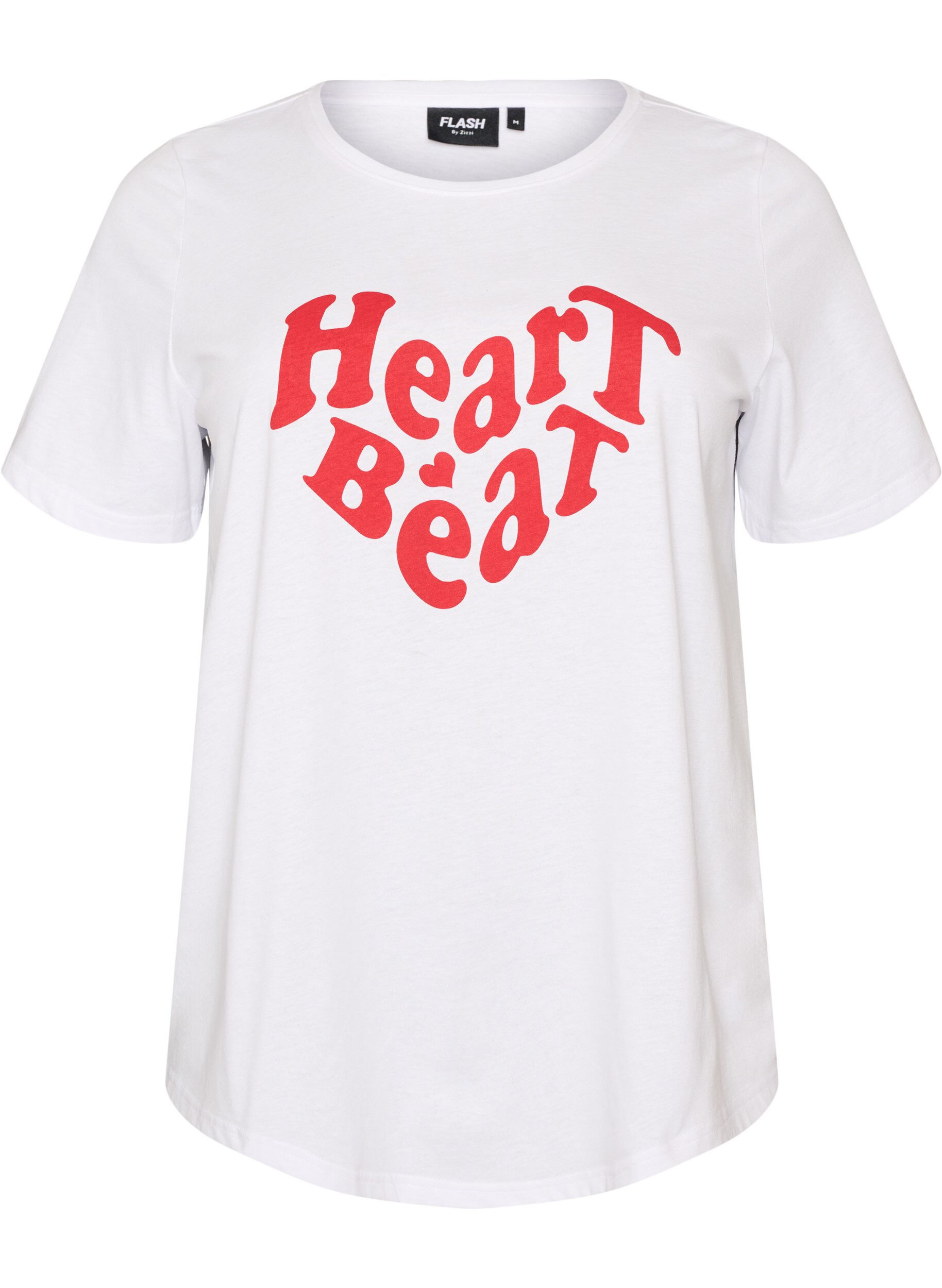 ZizziT-shirt imprim&eacute;, Blanc, Packshot image number 0