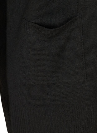 Gillet long basique, Black, Packshot image number 3