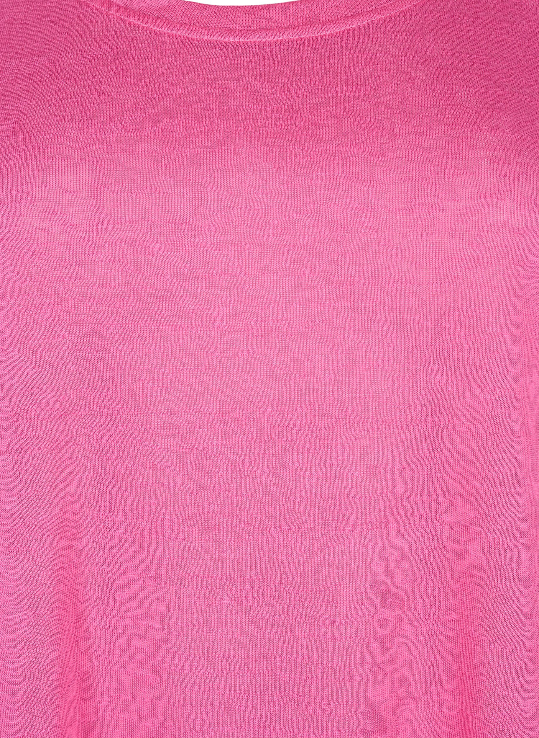 ZizziBlouse met 3/4 mouwen, Shocking Pink, Packshot image number 2