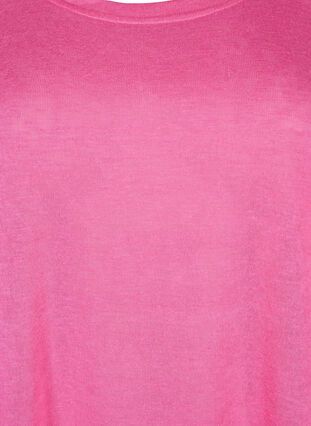 Blouse met 3/4 mouwen, Shocking Pink, Packshot image number 2