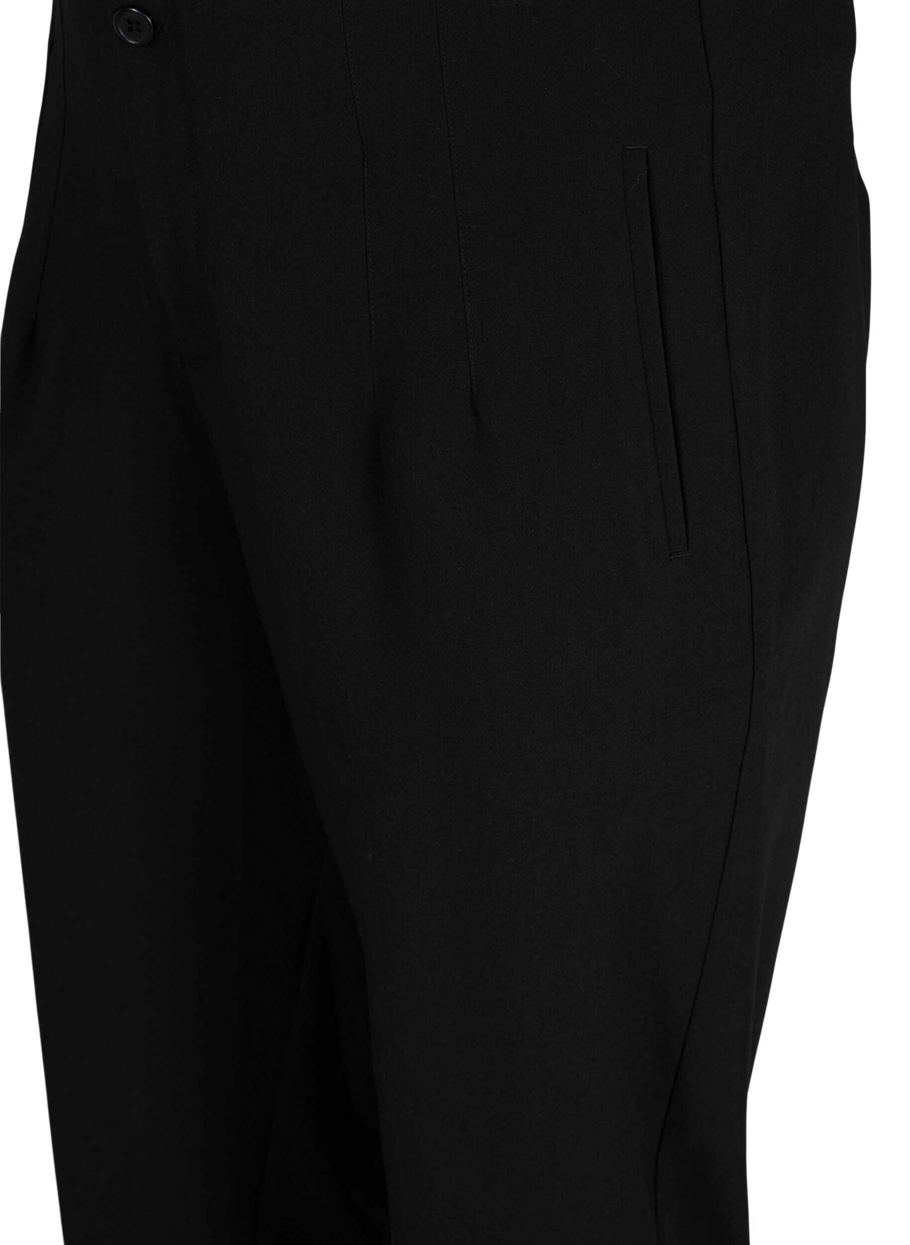 ZizziPantalon classique taille haute, Noir, Packshot image number 2