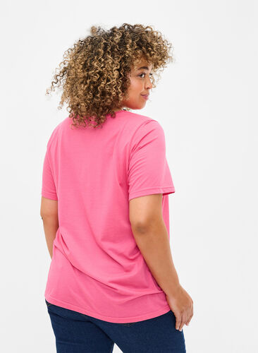 FLASH - T-shirt avec motif, Hot Pink Amour, Model image number 1