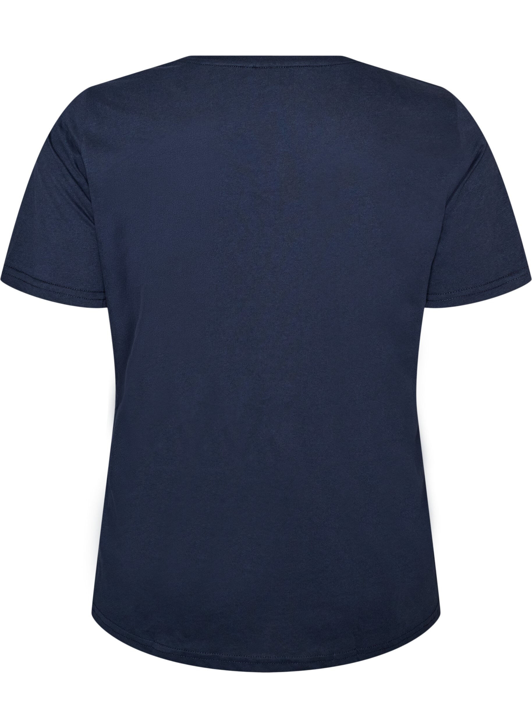 ZizziT-shirt avec motif, Bleu, Packshot image number 1