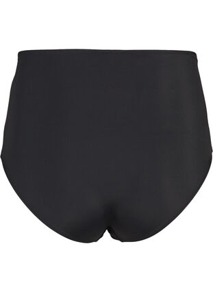 Bas de bikini taille haute avec boucle, Black, Packshot image number 1