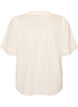 Blouse en coton avec bandes d&eacute;coratives, Vanille, Packshot image number 1