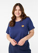 T-shirt imprim&eacute;, Bleu, Model image number 0
