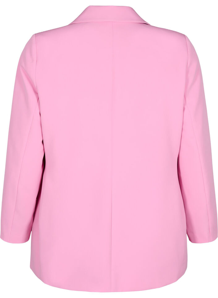 Klassieke blazer met knoopsluiting, Roze, Packshot image number 1