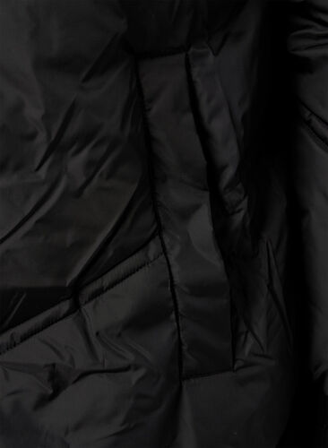 Lange puffer winterjas, Black, Packshot image number 3