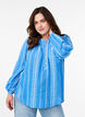 Blouse met geborduurd patroon, Blauw, Model image number 0