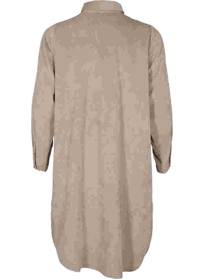 Robe chemise en velours, Fungi, Packshot image number 1