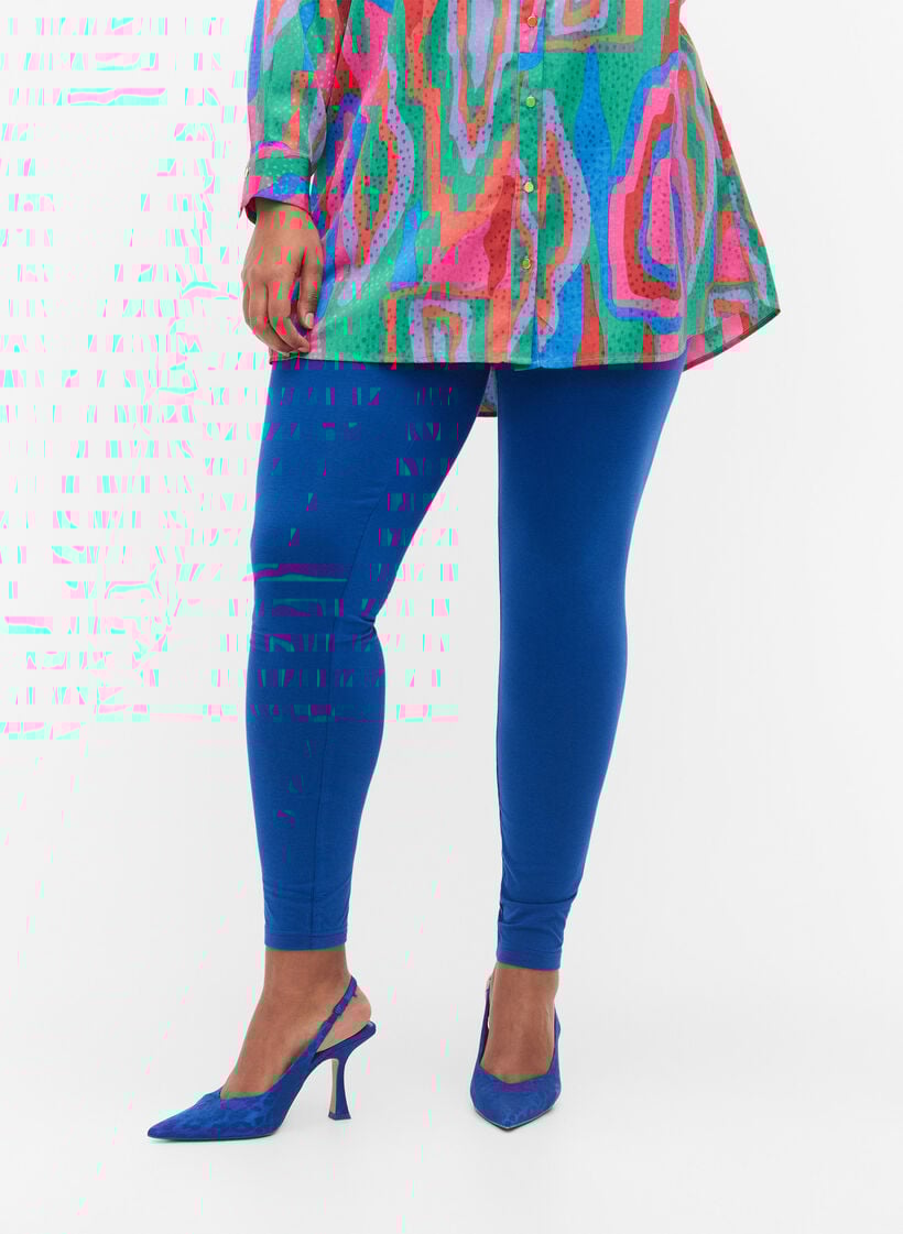 Basislegging van viscose, Blauw, Model image number 3